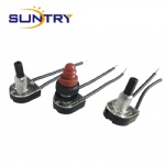 Press type waterproof key switch